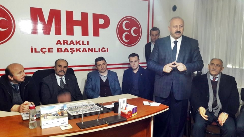 Araklı MHP İlçe Başkanı Mustafa Harbi 