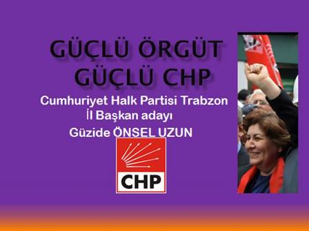 CHP Trabzon İl Başkanı Adayı Güzide Abla Araklı'da